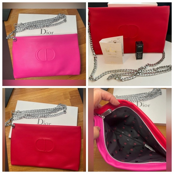 🌟 Dior Beaute Pouch- Converted Crossbody w/Beaute samples - Picture 1 of 8